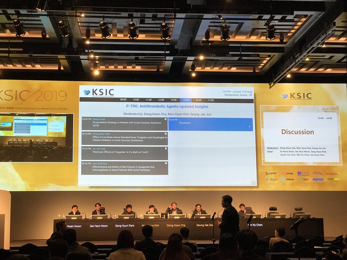 We are live at the Korean Society of Interventional Cardiology in Seoul!