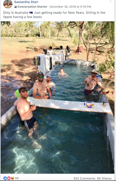 This is how Queenslanders do summer in Australia ... @MattBrannRURAL @TourismTopEnd @cattlecouncilau @australia @Jon_beefcentral @qclnews #outback #summer #rftte @ABCRural @9NewsQueensland