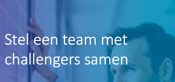 Stel een team met challengers samen. Lees meer over de 9 fundamentals naar succesvol team- en leiderschapsontwikkeling Download gratis e-book buff.ly/2v2KSe6 #ebook #teamwork