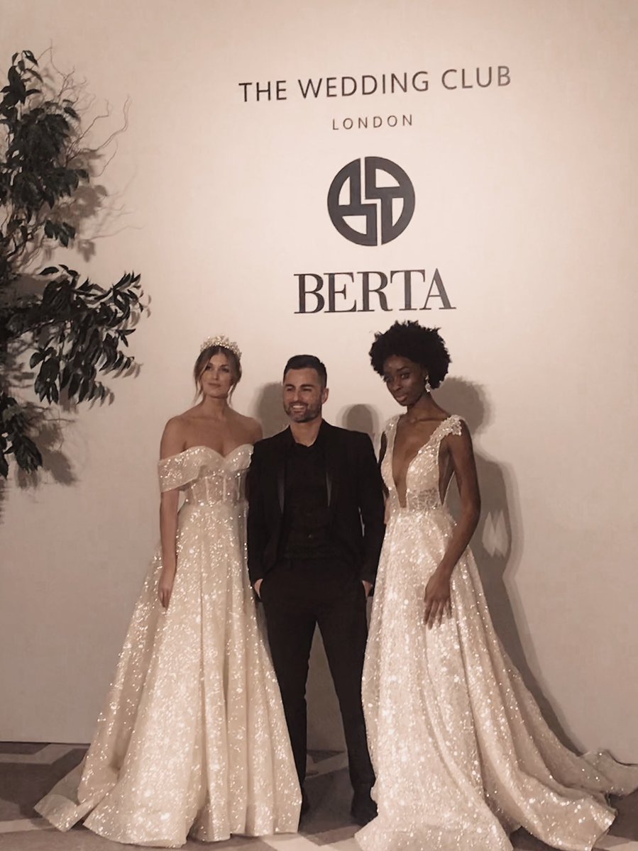 The <a href="/bertabridal/">BERTA</a> London show hosted by <a href="/TheWedding_Club/">The Wedding Club Official</a>