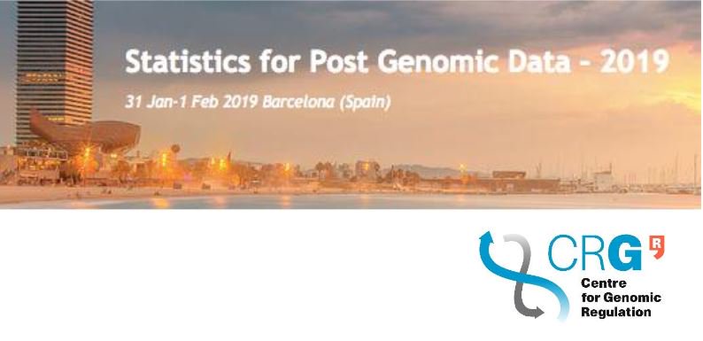 📊 2019 Annual Workshop on Statistical Methods for Post Genomic Data

From mathematical to applied statistics, but also new areas in high throughput biology that could need new statistical developments

🗓️ 31 Jan-1 Feb 2019
📍 #CRG, Barcelona

➡️ bit.ly/PostGenomic