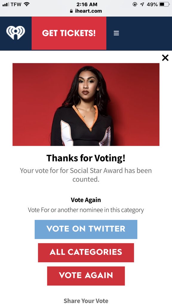 Muffintop12346's tweet photo. @queennaija YOU BETTER WIN❤️ https://t.co/aT7d4I2Wad