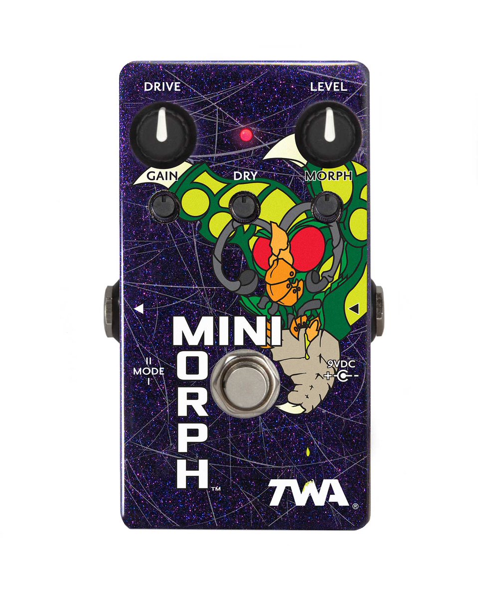 dshowmusic's tweet photo. TWAยฎ releases MM-01 MiniMorphโข Dynamic Waveshaper
https://t.co/Vlv6dRJW2v
@GODLYKEINC #TWA #TotallyWyckedAudio #MiniMorph #Guitar #NAMM2019 https://t.co/SDyviSMVJv