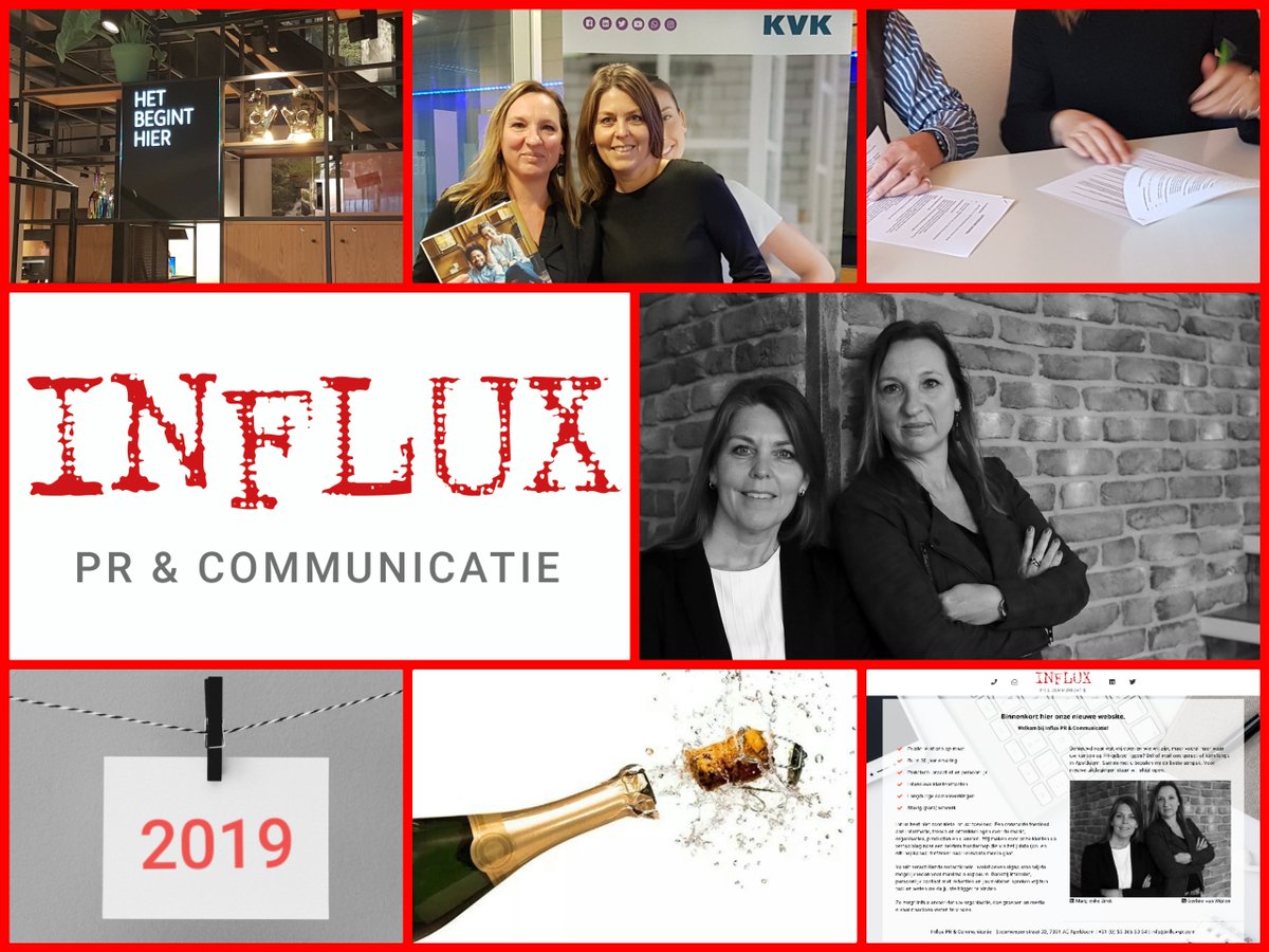 We zijn begonnen! Gerline en Margienke sinds 1/1 nieuwe eigenaren bij <a href="/InfluxPR/">Influx PR & Communicatie</a>. Benieuwd naar je kansen op PR-gebied? Kom langs aan de Stoomwezenstraat #Apeldoorn #PublicRelations