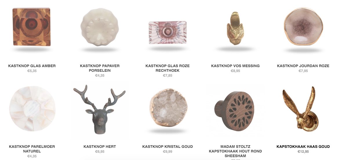 Weer nieuwe bijzondere kastknoppen en kapstokhaken binnen! 
goedinstijl.nl #wonen #interieur