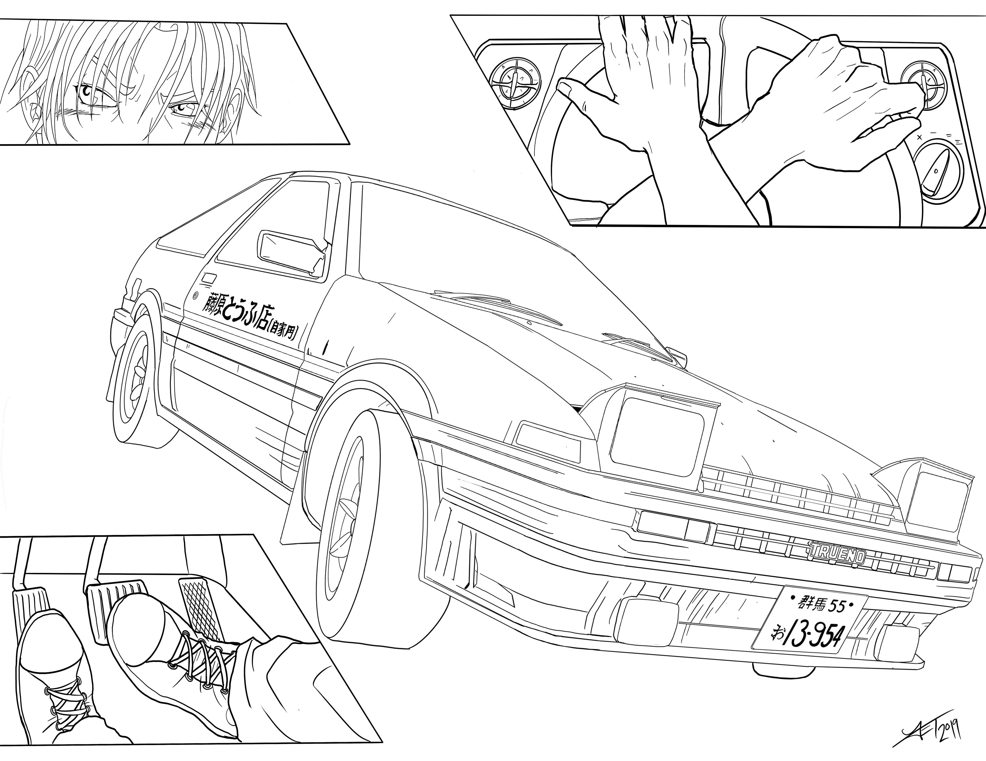 Initial d Марк 2