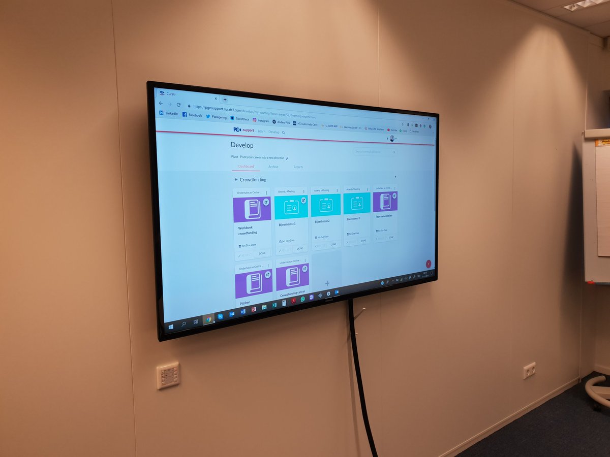 Vandaag een mooie start van de dag bij @PGOsupport met de #LXP #CuratrLXP #LearningExperiencePlatform  #PersonalizedLearning #LearningJourney #onlinelearning #Blendedlearning #zinin