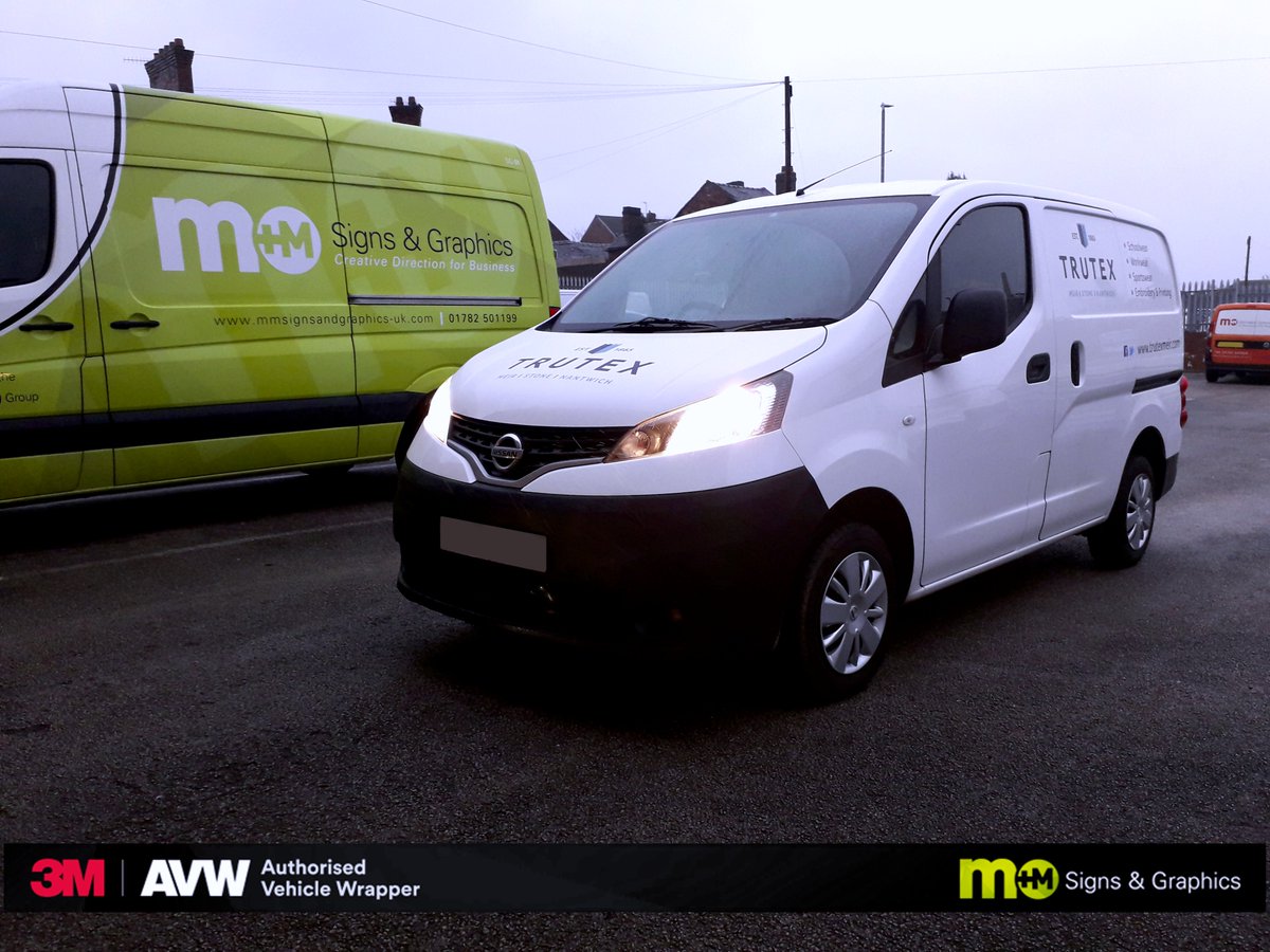 A fresh new look for @TrutexMeir on this clean Nissan van! Happy to be working with such a great local business.

#trutex #trutexmeir #nissan #HV200