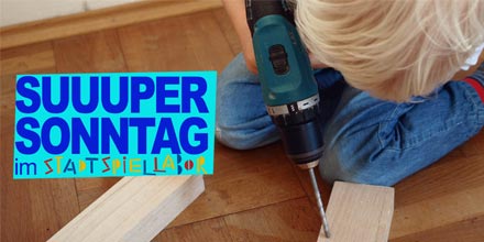 //SUUUPER SONNTAG im Stadtspiellabor
Beim nächsten SuSo (27.1.) könnt ihr gemeinsam mit den Künstlern des Stadtspiellabors bohren, dübeln und bauen. Mehr dazu hier bit.ly/2VJnDPx