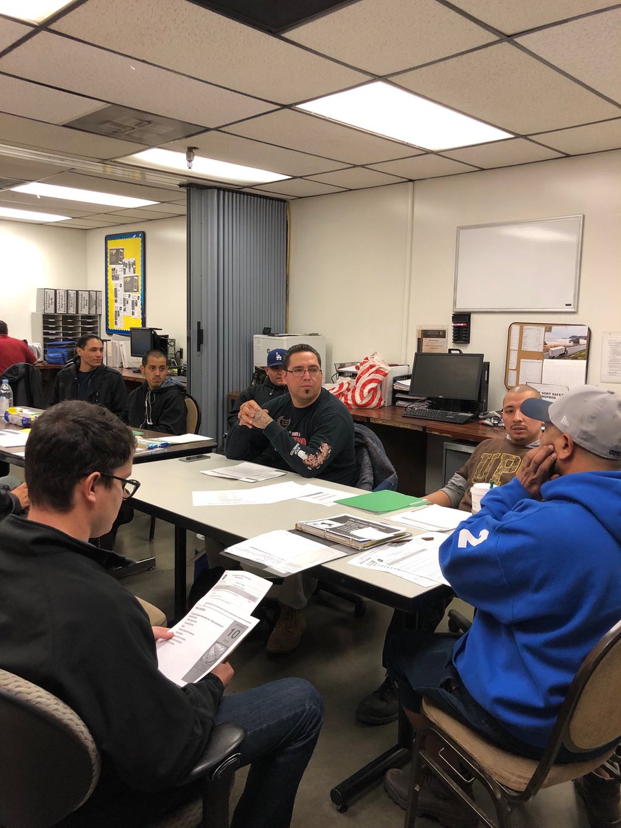 San Fernando Twilight’s first safety meeting of 2019! #UPS #2019SafetyCommittee