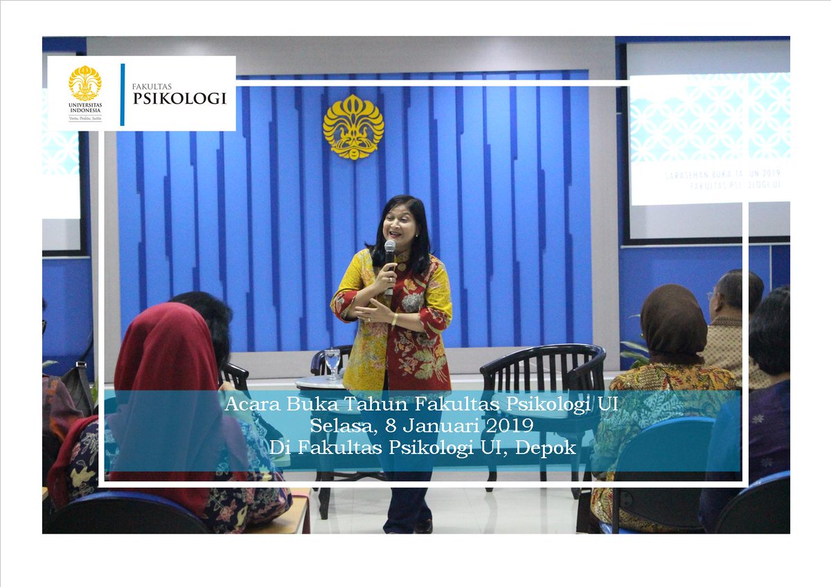 psikologi_ui's tweet photo. Menyambut Tahun Baru 2019 Fakultas Psikologi Universitas Indonesia (FPsi UI) Gelar acara Buka Tahun 2019. https://t.co/rRaHgBb3wK
#fpsiui2019 #psikologiui https://t.co/M1K5F1QXpZ