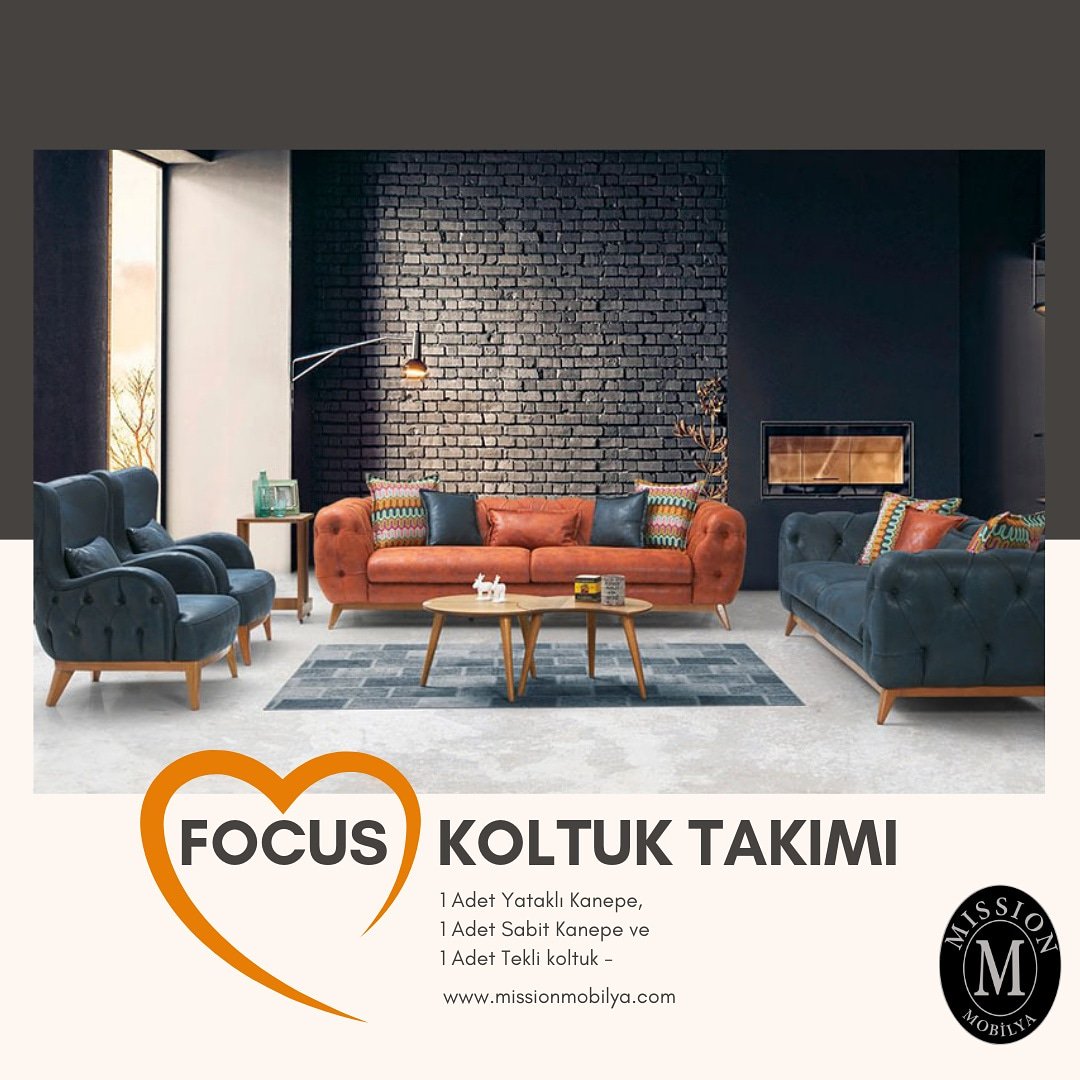 Zarif, Işıltılı ve İddialı evlerin vazgeçilmezi Yeni Focus Koltuk Takımı!  Her detayıyla konforlu ve yaratıcı! İşte Özellikleri✨
✔ Yatak fonksiyonu
✔ Silinebilir kumaş
✔ Tek haraketle derin oturum olanağı
✔ Yüksek ahşap ayak
✔ İnce işlenmiş kapitone