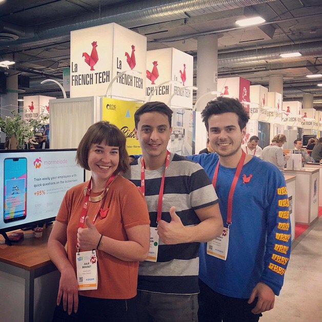 EurogroupFR's tweet image. #CES2019 : bravo @Marmeladeapp !
La #startup accompagnée par la #MobTech d&apos;Eurogroup Consulting fait partie des 412 entreprises françaises présentes au #CES de Las Vegas 🚀 #FrenchTech