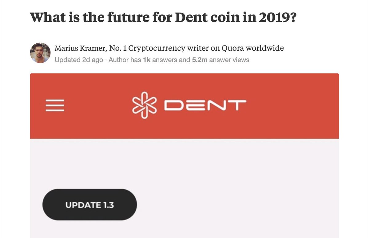 dent cryptocurrency exchange