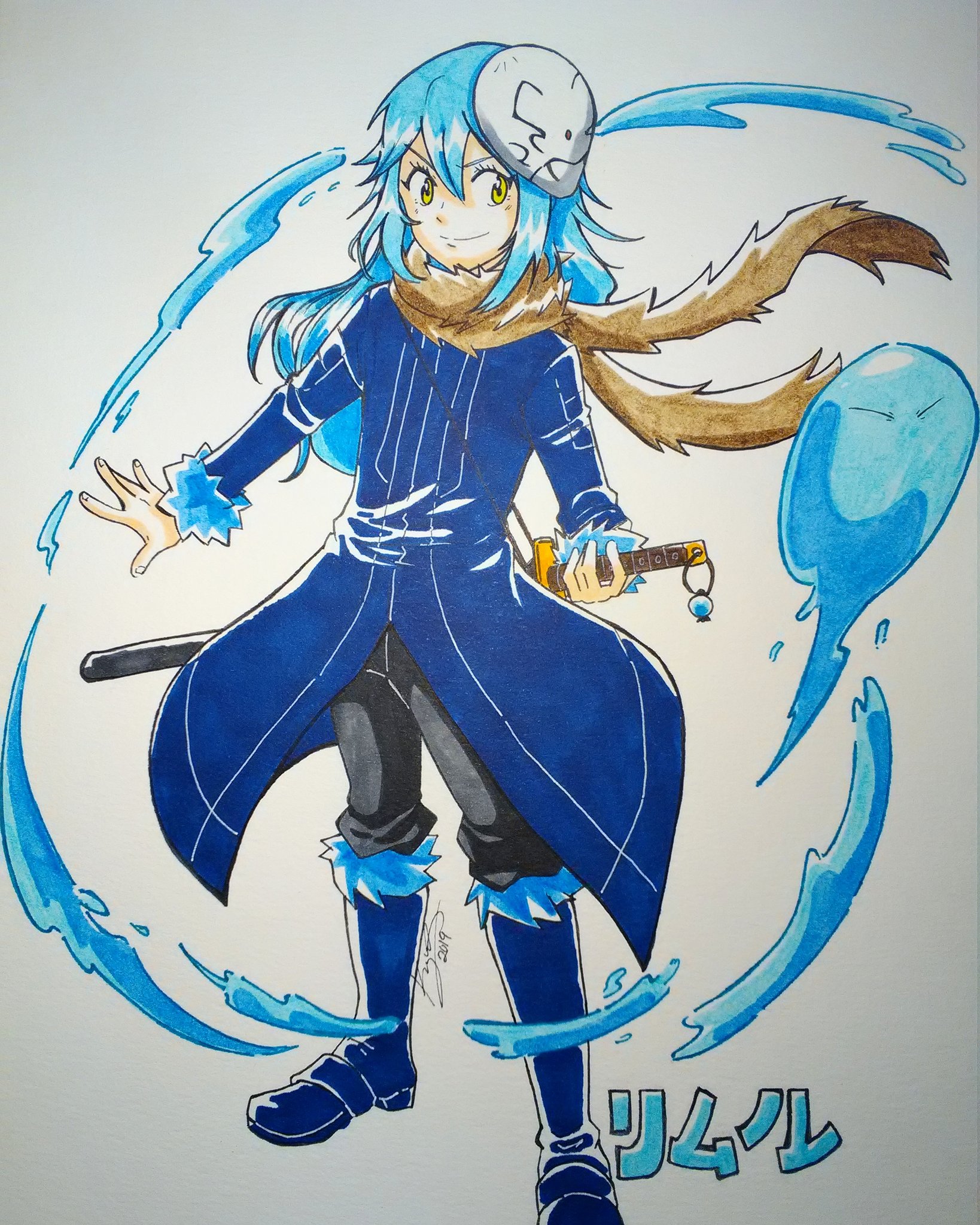 Kagura Finished The Rimuru Print Thattimeigotreincarnatedasaslime That Time I Got Reincarnated As A Slime Rimurutempest Tensura テンスラ 転生したらスライムだった件 リムルテンペスト T Co Pq3gg1xjvt Twitter