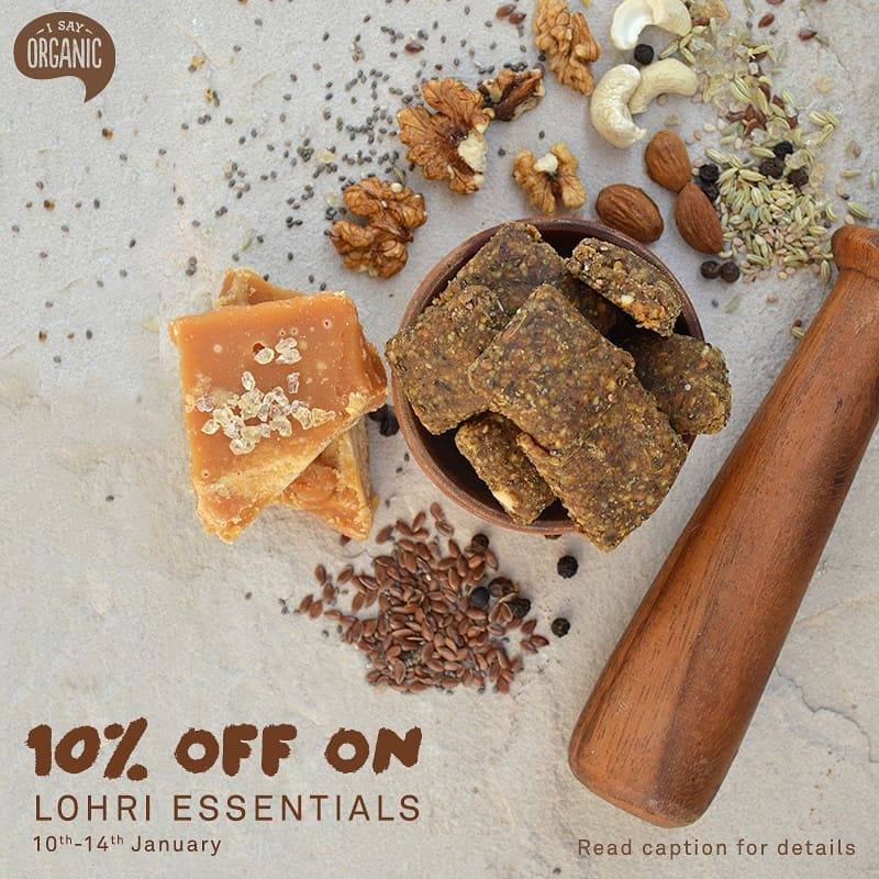 Lohri is right around the corner and we got you a special offer to help you celebrate even better! From #dryfruits to kitchen #munchies, a selection of spices, flours, lentils and our delicious #kanjis - get your hands on a load of goodies at a special 10% off! 
#lohri #india