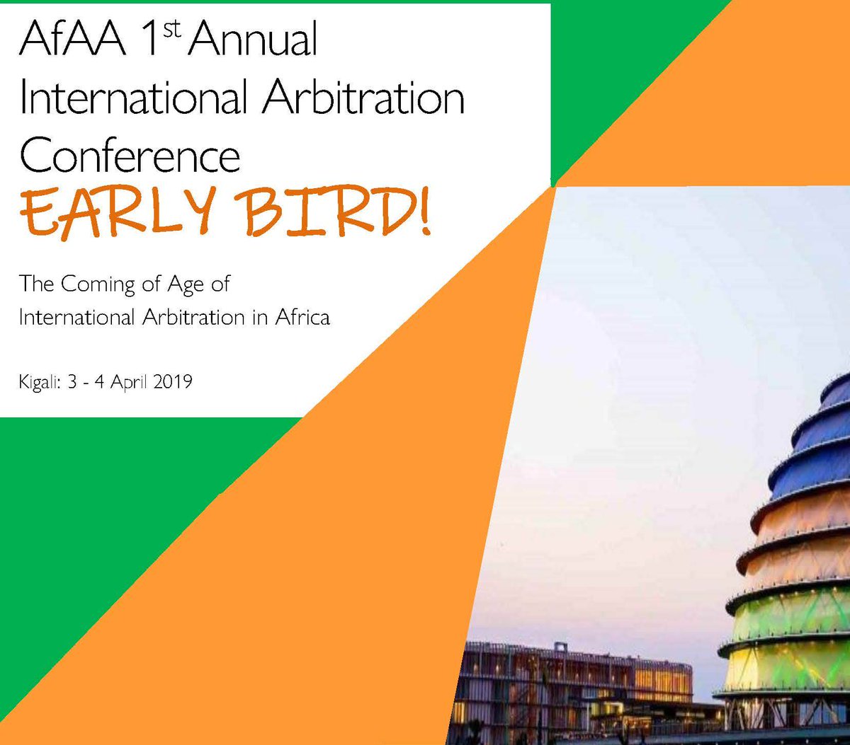 Early Bird Registration! #AfAA2019 Register here afaa.ngo/page-18123
