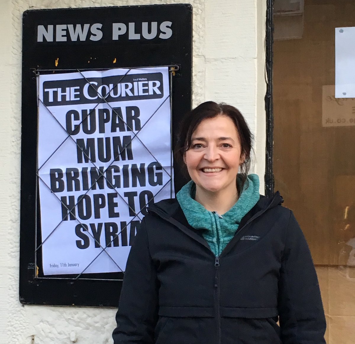 RealLeQuinn's tweet photo. Cupar woman Donna Jennings says support & #Lebanon visit by MP @StephenGethins ‘invaluable’ in raising awareness of @ForFloc #SamsHouse & #refugee crisis. See today’s @thecourieruk for full story by @C_MAlexander https://t.co/jSPb2RZK8d
