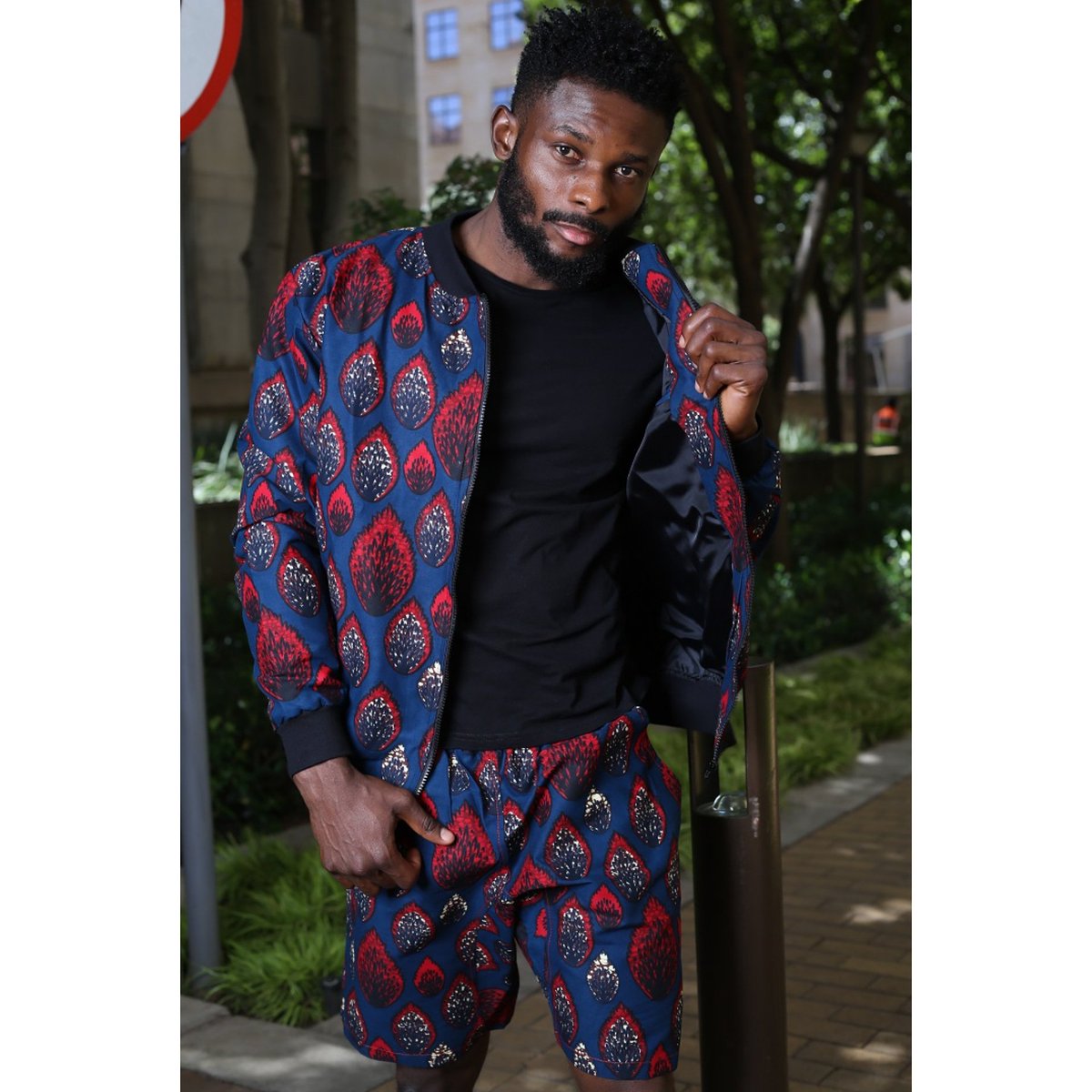 We hope the New year has started off on a good note for you. Why don't you go through to our store and check out this Red Leaf combo. The print is perfect for all occasions as well easy to #style. Available on our #onlinestore or #theboxshopmidrand #BuyLocal #Africa #Mensfashion