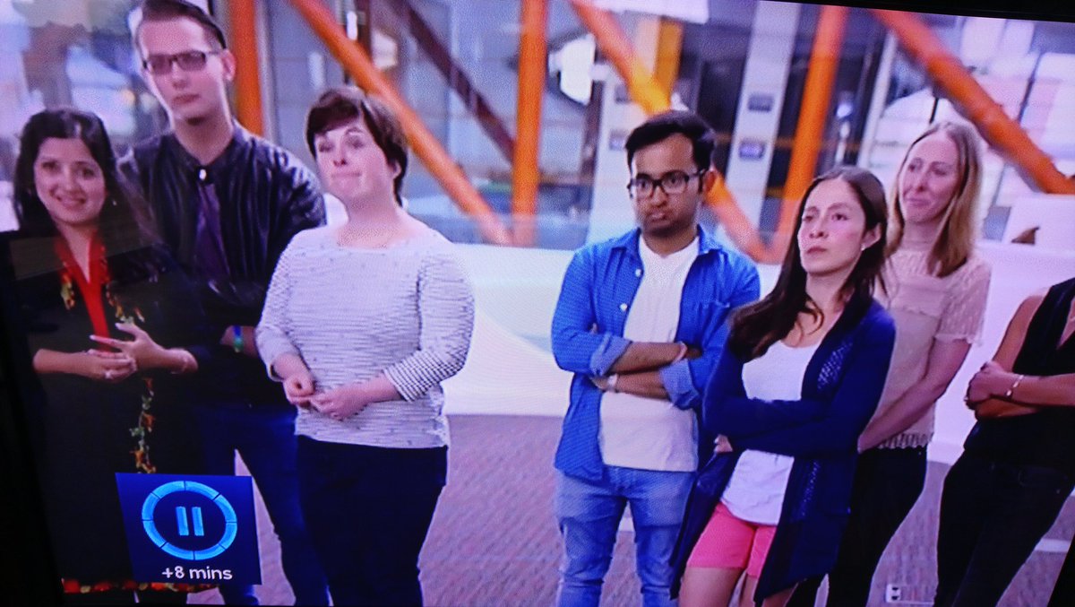 @BritishBakeOff winner Rahul spotted helping out research trial into moisturisers on #thetruthabout skincare with @cherryhealey #doubledenim