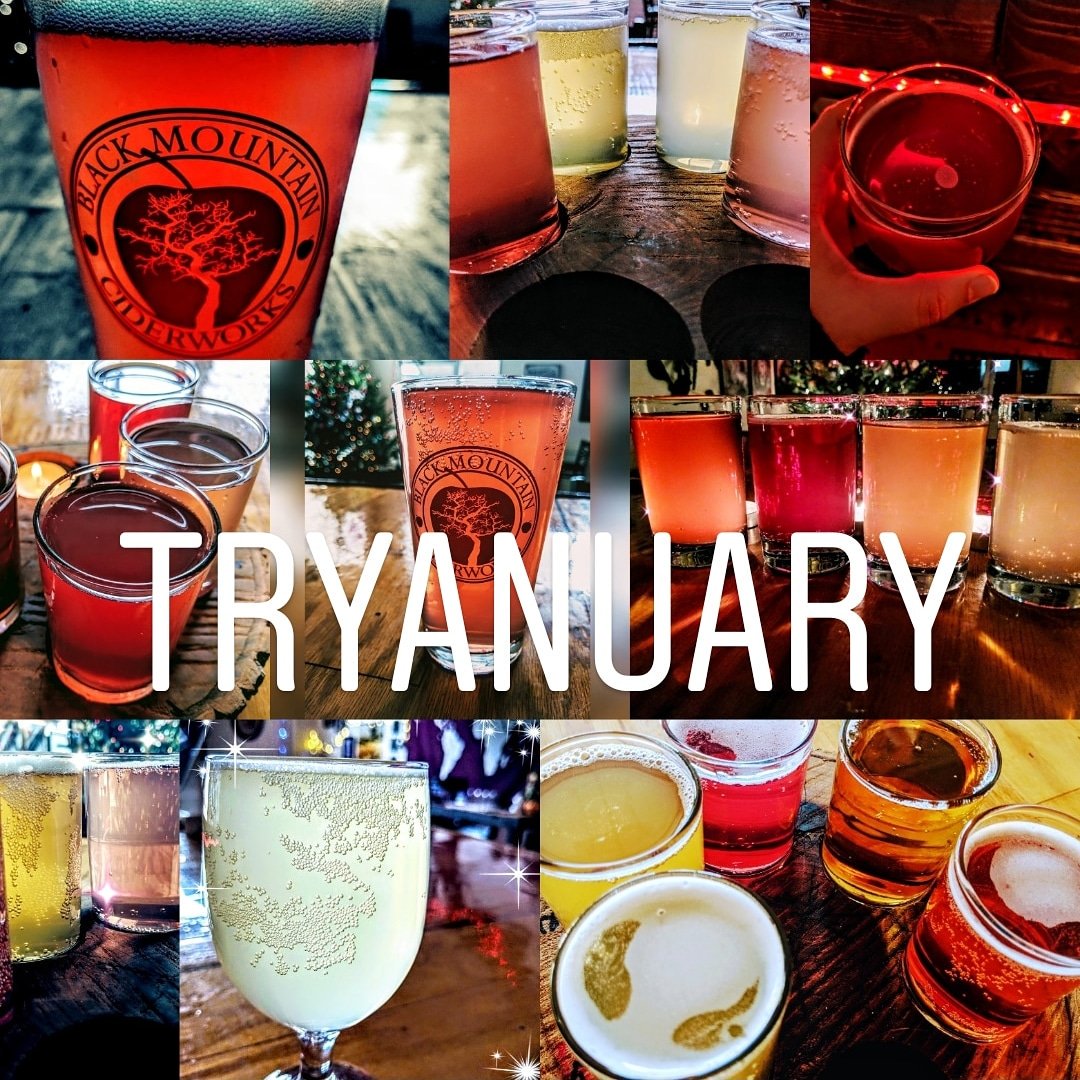 BlackMtnCider's tweet image. Dry January? We prefer Tryanuary! This could be the year you become a connoisseur of fine ciders and meads 🍻
#fermentitall #tryanuary 
#trycider #trymead
#pickcider #moremead
#gotmead #meadery
#cidery #glutenfree 
#fermented 
#drinkcider 
#drinkmead 
#iamaciderdrinker 
#NCmead