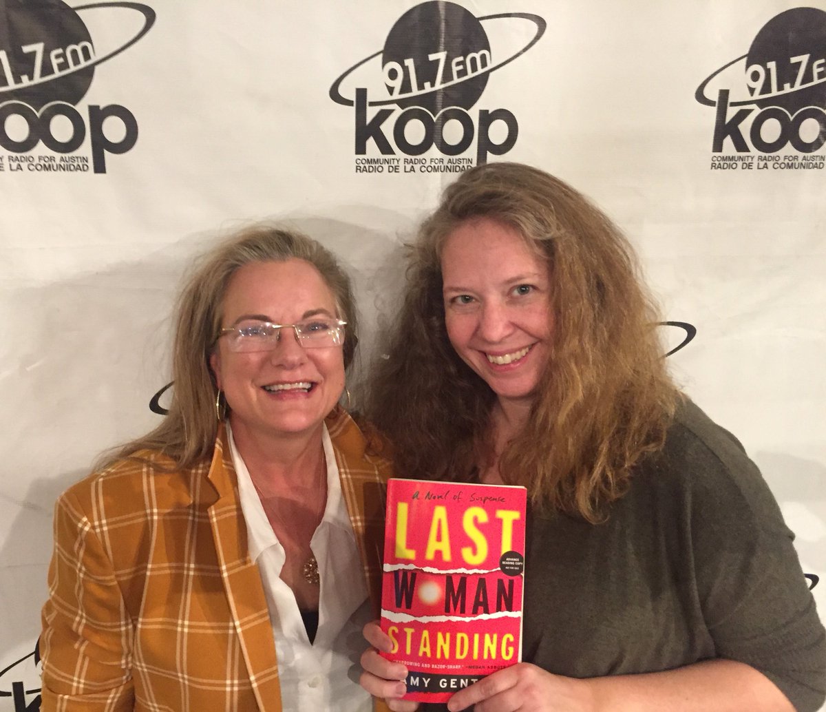 #AmyGentry, thanks for joining us on #WOTA. You’re terrific, &amp; so is #lastwomanstanding @marthalouise14 <a href="/HMHCo/">HMH Education</a> <a href="/KOOPradio/">KOOP 91.7 FM</a> @unlandedgentry