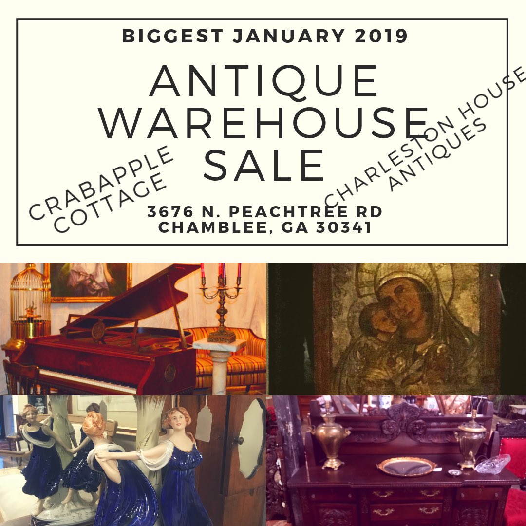 DON’T MISS...
DATE: January 11th, 2018
TIME: 5:00pm – 9:00pm
LOCATION: 3676 Peachtree Road Chamblee, GA @charlestonhouseantiques Meet MIKE & DAVID with @crabapplecottagemiltonga Credit: @1epiclifestyle See You All There @cindyrodeo Steedle #interiordesigner #atlantainteriordesign