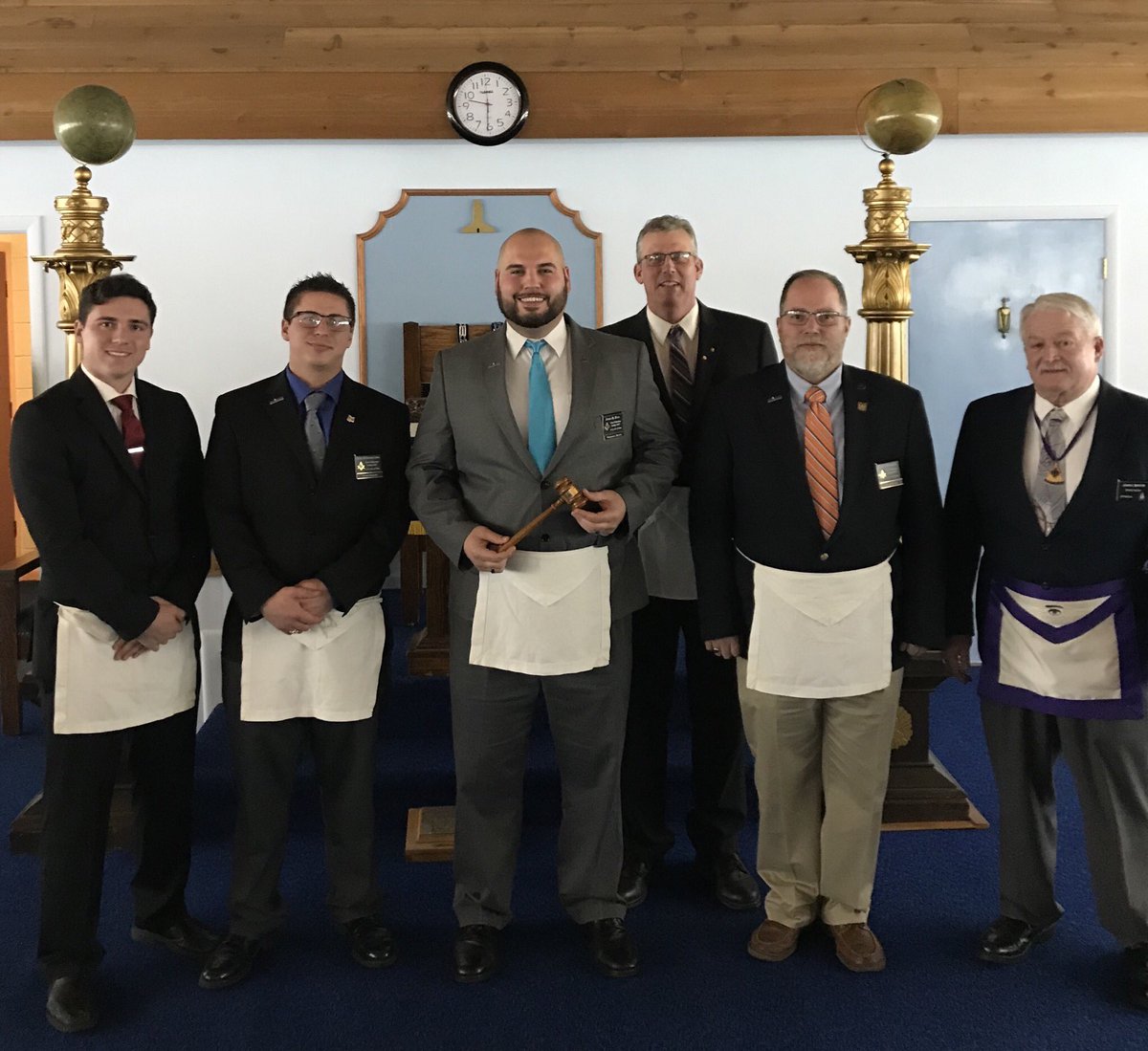 EP_417's tweet photo. Congratulations to our guys for winning the Traveling Gavel last evening at Allen Lodge 276’s Inspection!! Great job men!
#invest #ThisIsOhioFreemasonry #travel #gavel #brothers https://t.co/ifNO0akU59