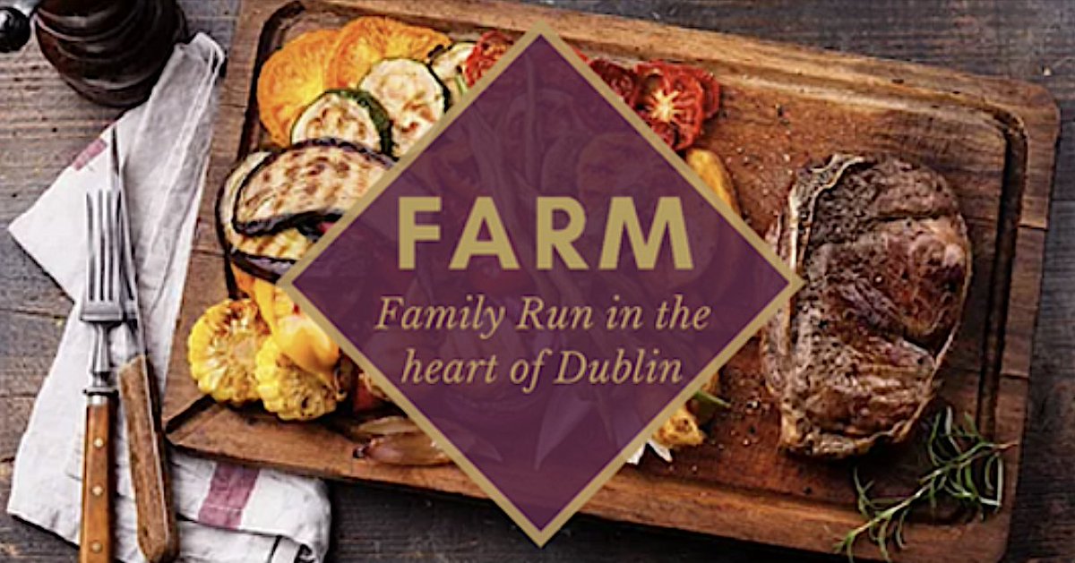 You don't even need to leave Dublin this weekend to visit a Farm... #FarmRestaurants
Online Bookings --> goo.gl/JGsQft
#Organic #Supportive #LocallySourced #Food #DawsonSt #Dublin