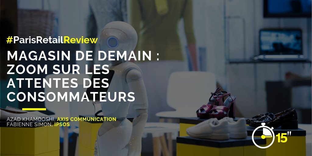 [ #ParisRetailReview ] #Etude : comment le consommateur perçoit le magasin de demain ? Découvrez les tendances de l'étude <a href="/IpsosFrance/">Ipsos France</a> &amp; @axisipvideo présentée sur #ParisRetailWeek 2018 bit.ly/2AFBIEw #retail
