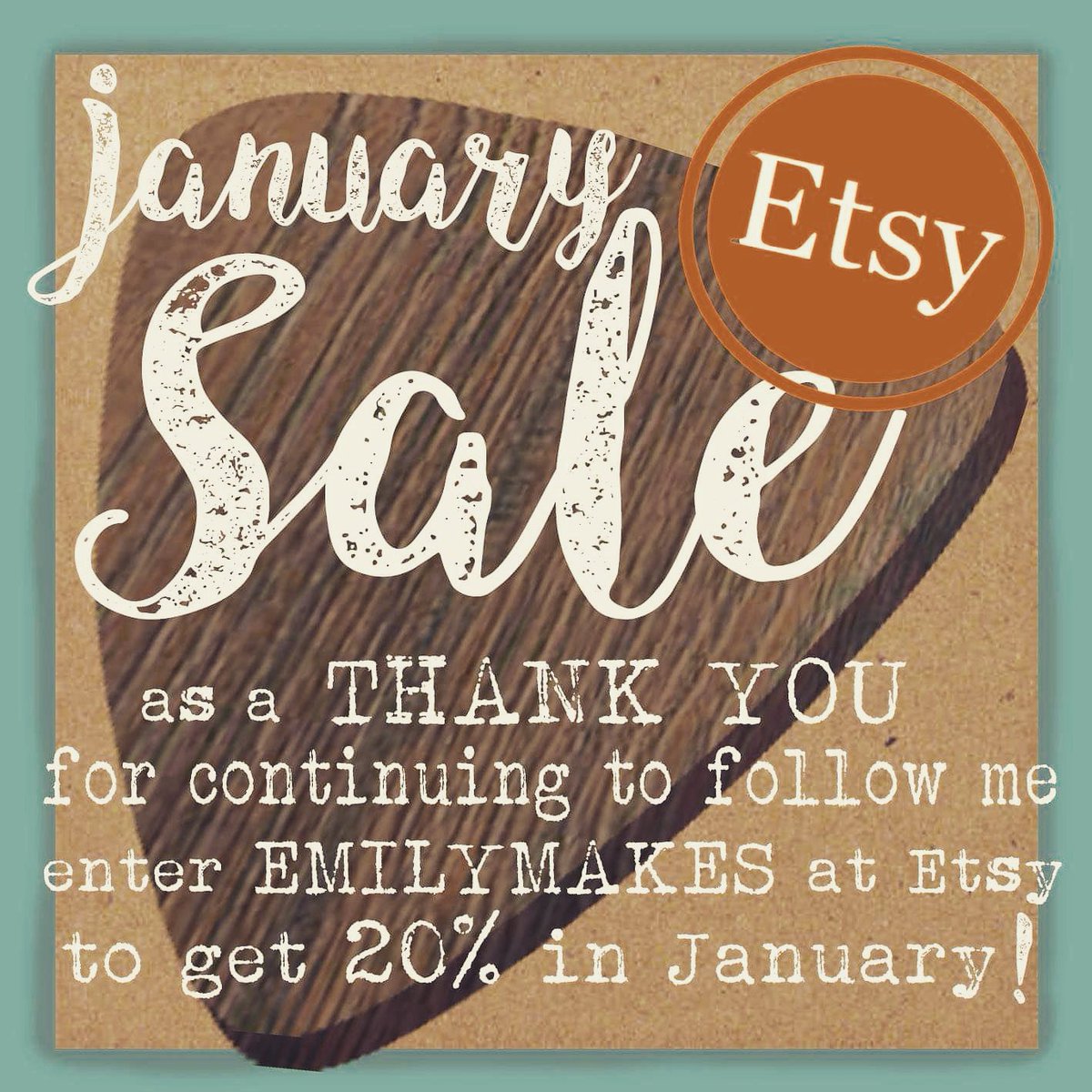 Finally, I am back in the workshop after Christmas!...getting through my orders already....Feeling motivated.

So, I thought I would put this out, to my social media followers, as a thank you for your continued support....a private January sale ..includes everything in my shop!