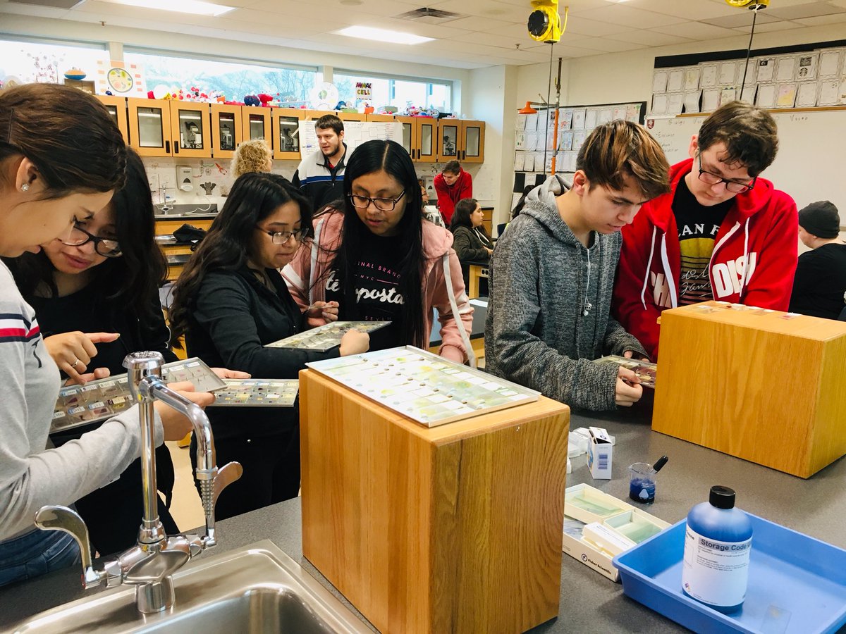 CoronadoSUSD's tweet photo. Today, in Dr. Nichols AP Biology Class, students engaged in problem based learning by designing their own experiments to explain a cell cycle phenomenon at an advanced level. #riseasone #donsleadtheway #pbell https://t.co/cxdcOK5mkD