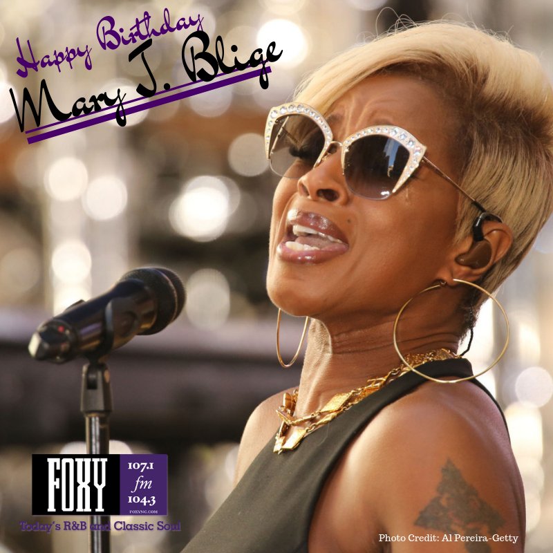 Happy Birthday Mary J. Blige      (Photo Credit : Al Pereira-Getty ) 