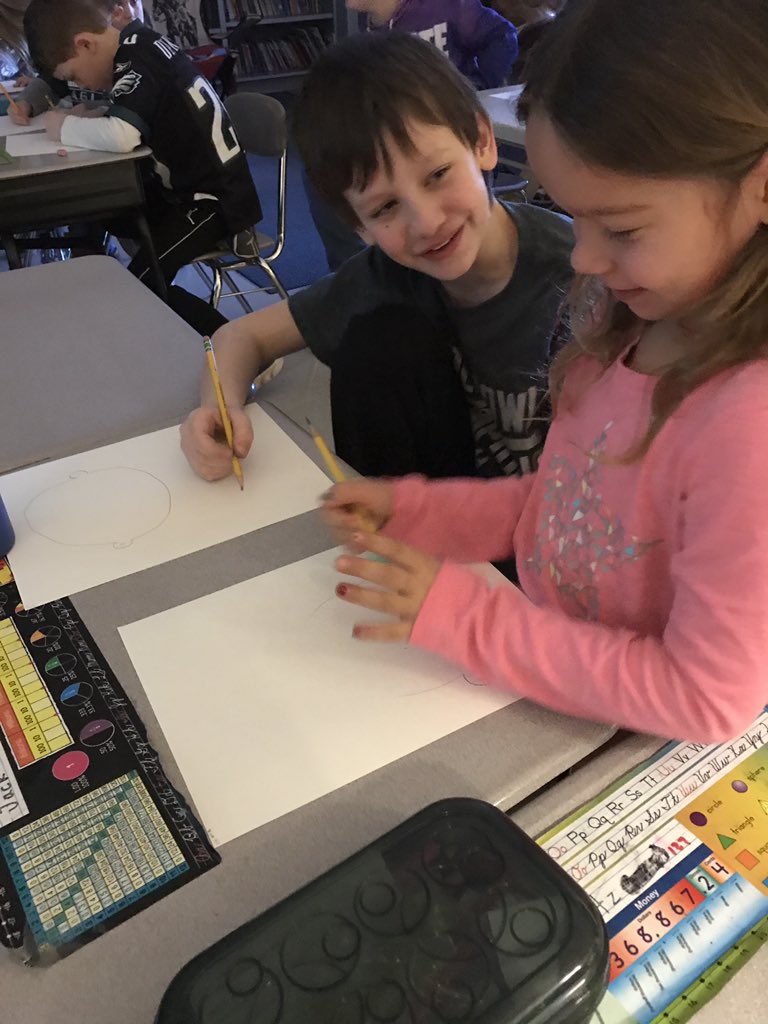 GGuengerich's tweet photo. Directed drawing of Martin Luther King with our first grade buddies, under the instruction of resident artist and first grade teacher Mrs. Porco @SASD_Vernfield    @APorco https://t.co/4ZbGcVTBi1