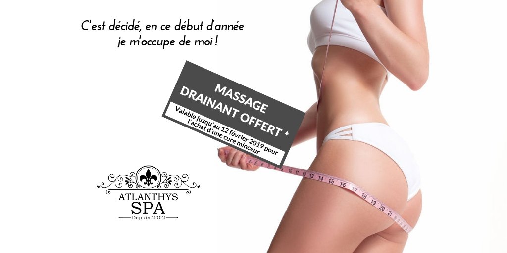 Nouvelle année, nouvelles résolutions 
𝐶'𝑒𝑠𝑡 𝑑𝑒́𝑐𝑖𝑑𝑒́, 𝑒𝑛 𝑐𝑒 𝑑𝑒́𝑏𝑢𝑡 𝑑’𝑎𝑛𝑛𝑒́𝑒 𝑗𝑒 𝑚'𝑜𝑐𝑐𝑢𝑝𝑒 𝑑𝑒 𝑚𝑜𝑖 !
Atlanthys motive vos résolutions :
𝐮𝐧 𝐦𝐚𝐬𝐬𝐚𝐠𝐞 𝐝𝐫𝐚𝐢𝐧𝐚𝐧𝐭 𝐩𝐨𝐮𝐫 𝐥'𝐚𝐜𝐡𝐚𝐭 𝐝𝐞 𝐯𝐨𝐭𝐫𝐞 𝐜𝐮𝐫𝐞 𝐦𝐢𝐧𝐜𝐞𝐮𝐫