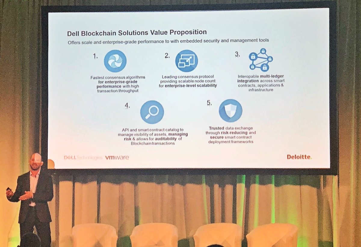 will_maushardt's tweet photo. @mikedipetrillo presenting @Deloitte Blockchain global community of practice on @VMware Project Concord Blockchain solution with @DellTech https://t.co/KR3tnwmQhP