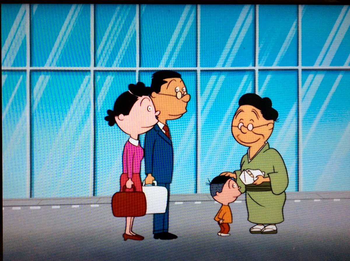 1970年3月1日放送「サザエ大阪へ」。大阪万博の宿が無い磯野家だが