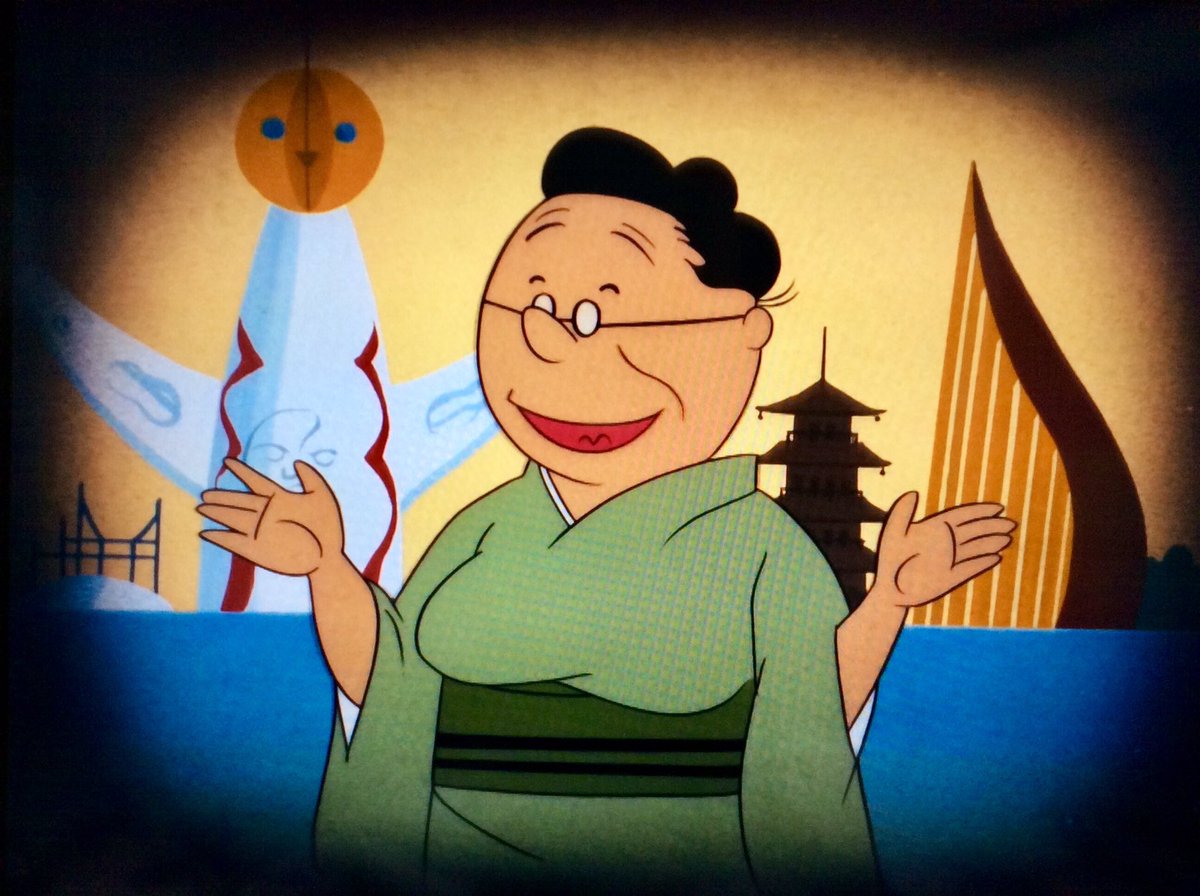 1970年3月1日放送「サザエ大阪へ」。大阪万博の宿が無い磯野家だが