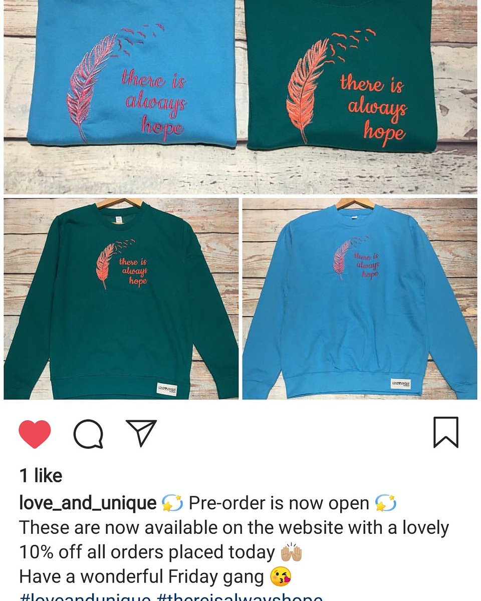 KTMummy's tweet image. There is ALWAYS hope. Love &amp;amp; unique are donating £5 from every sale of these beautiful exclusive jumpers for PANDAS foundation . 10% discount today!Supporting parents from antenatal depression and anxiety to post natal depression #hope #pandashr #pnd #mentalillness @BelascoAnnie