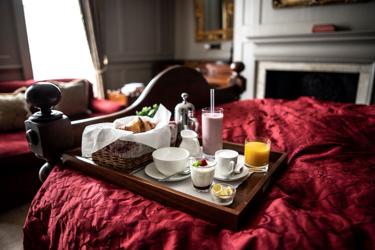 "Breakfast is taken in bed each morning - what an inconvenience"
<a href="/Tatlermagazine/">Tatler</a>