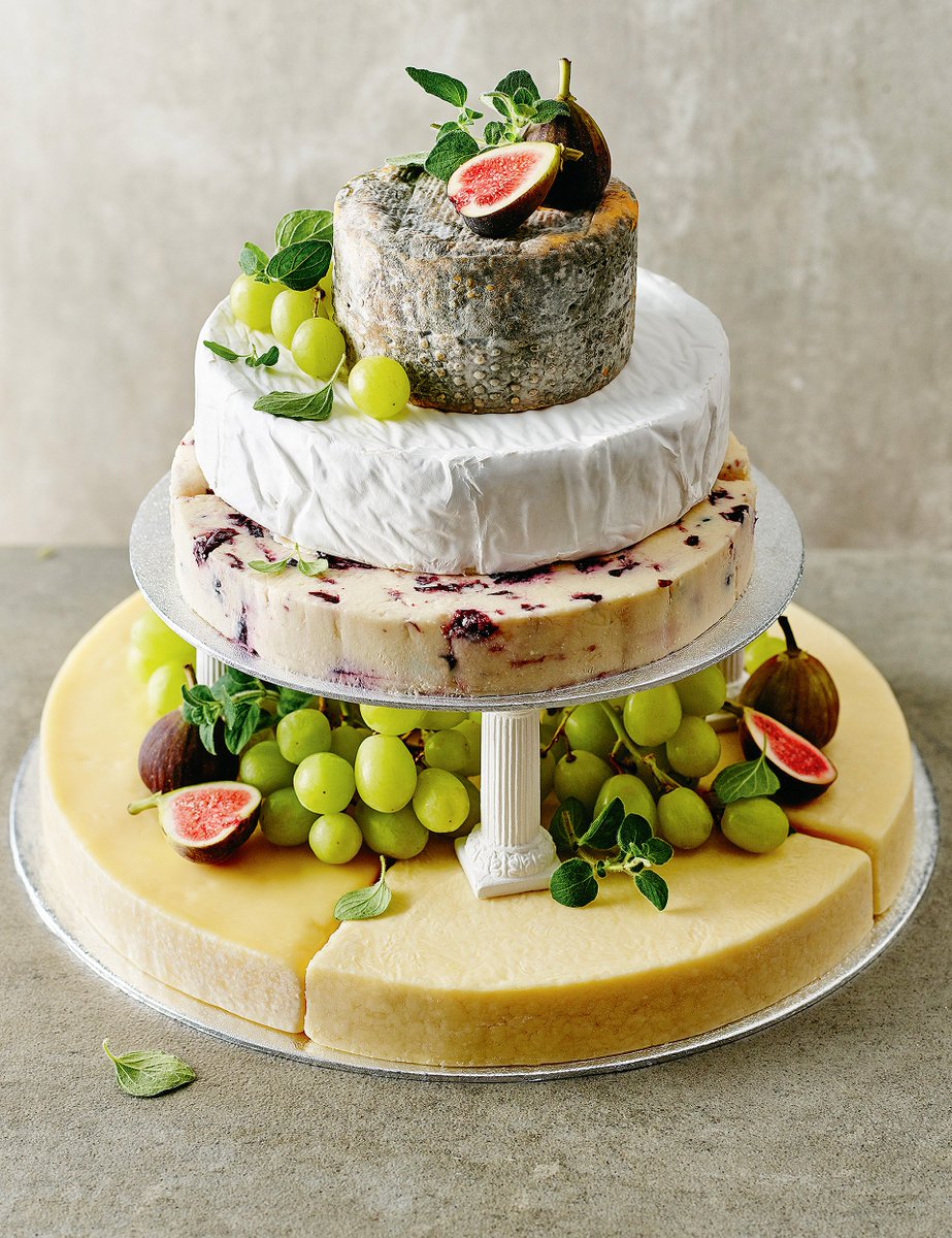 We don't want to sound cheesy, but this wedding cake is Un-BRIE-lievable! Stacks of Gould's cheddar, creamy lancashire and brie, it's the perfect way to celebrate #CheeseLoversDay, or your own special day. #MyMarksFave