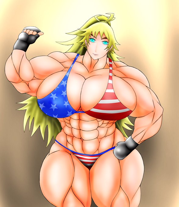 桃Qさんの所のUSAガール!
ムキムキ〜ムキムキ〜💪🏾(^ω^) 