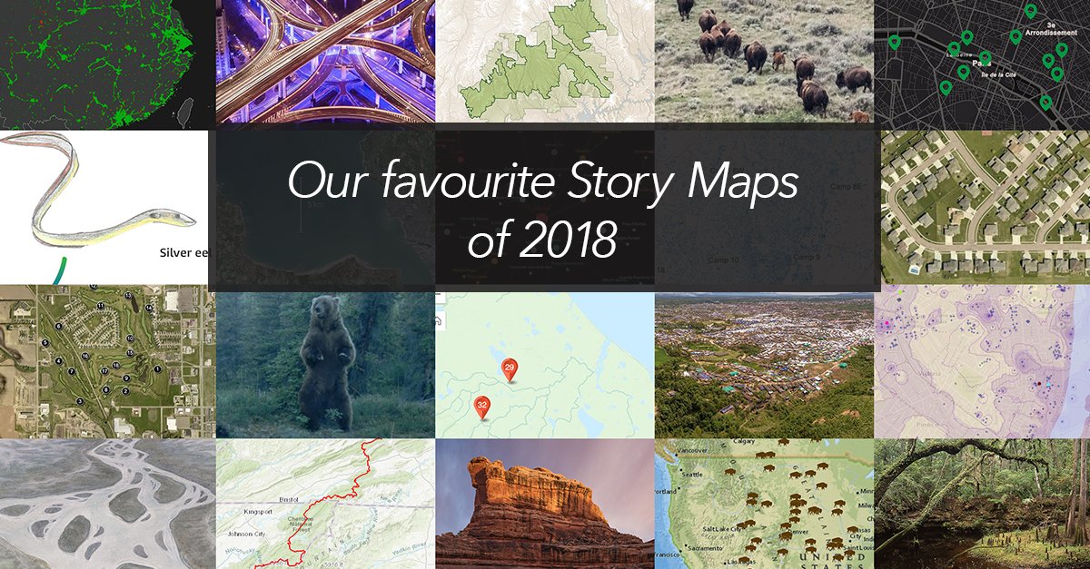 esriuk's tweet image. The @Esri #StoryMap team picked their favourites from 2018 - great to see a UK story feature in the community category. What were your favourite Story Maps in 2018? p.ctx.ly/r/8yee