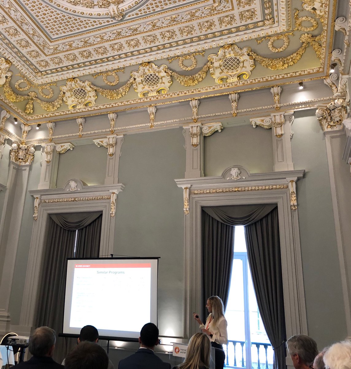 bfusarelli's tweet photo. @annaegalite presenting important research to a packed room at #ISCRC. Proud to be her colleague! https://t.co/Z1hnHxUHKN