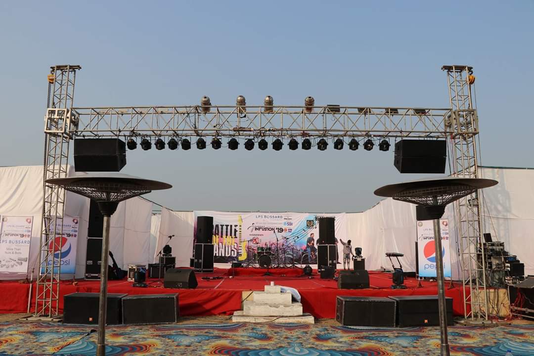 IIMR_Infusion's tweet photo. The stage is set for 'Battle of The Bands'. Unlimited fun in the world of kathor with outstanding band performances!

#Infusion #IIMR #IIMRohtak #Kathor #Fest #BattleOfTheBands #Band #Dance #Music #CulturalFest #IIMRInfusion #Infusion19 https://t.co/9UY2c1Itjq