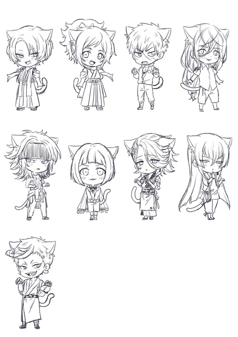 とりあえず、リクエストいただいたキャラまてま下描き完了しました✨
あと、3人だけリクエスト受け付けます(о'∀`о)
よろしくお願いします(*'-`) 
