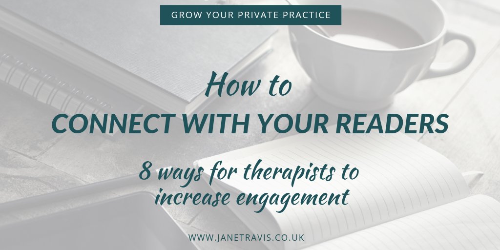 This blog is perfect for any therapist that's worried about having to sell themselves or be salesy to attract clients. Spoiler alert - you don't have to! #TherapistTips #PrivatePractice janetravis.co.uk/how-to-connect…