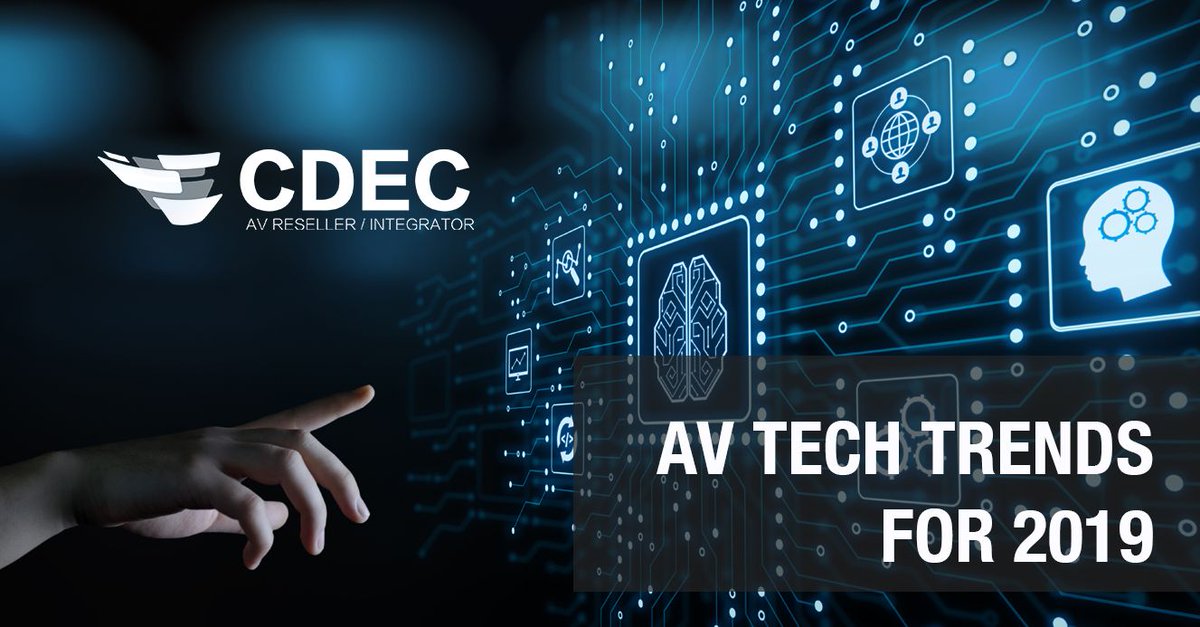 StriveAV's tweet photo. #ICYMI As the new year begins, we take a look at some of the technologies and trends we expect to be big talking points in 2019 https://t.co/KHqbKwpC3D Let us know your thoughts in the comments #AVTweeps #VoiceRecognition #LED #InteractiveContent #CapacativeTouch #AI #Interactive https://t.co/Pq5ehDN8c1