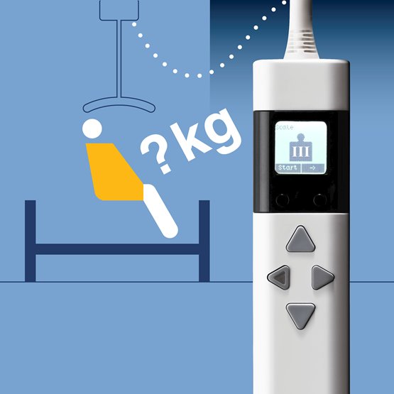 The first medically approved class 3 weigh scale built in to the GH3+. With a SWL of up to 400KG you can now use the hoist to help administer medication to patients as well as monitor weight changes.