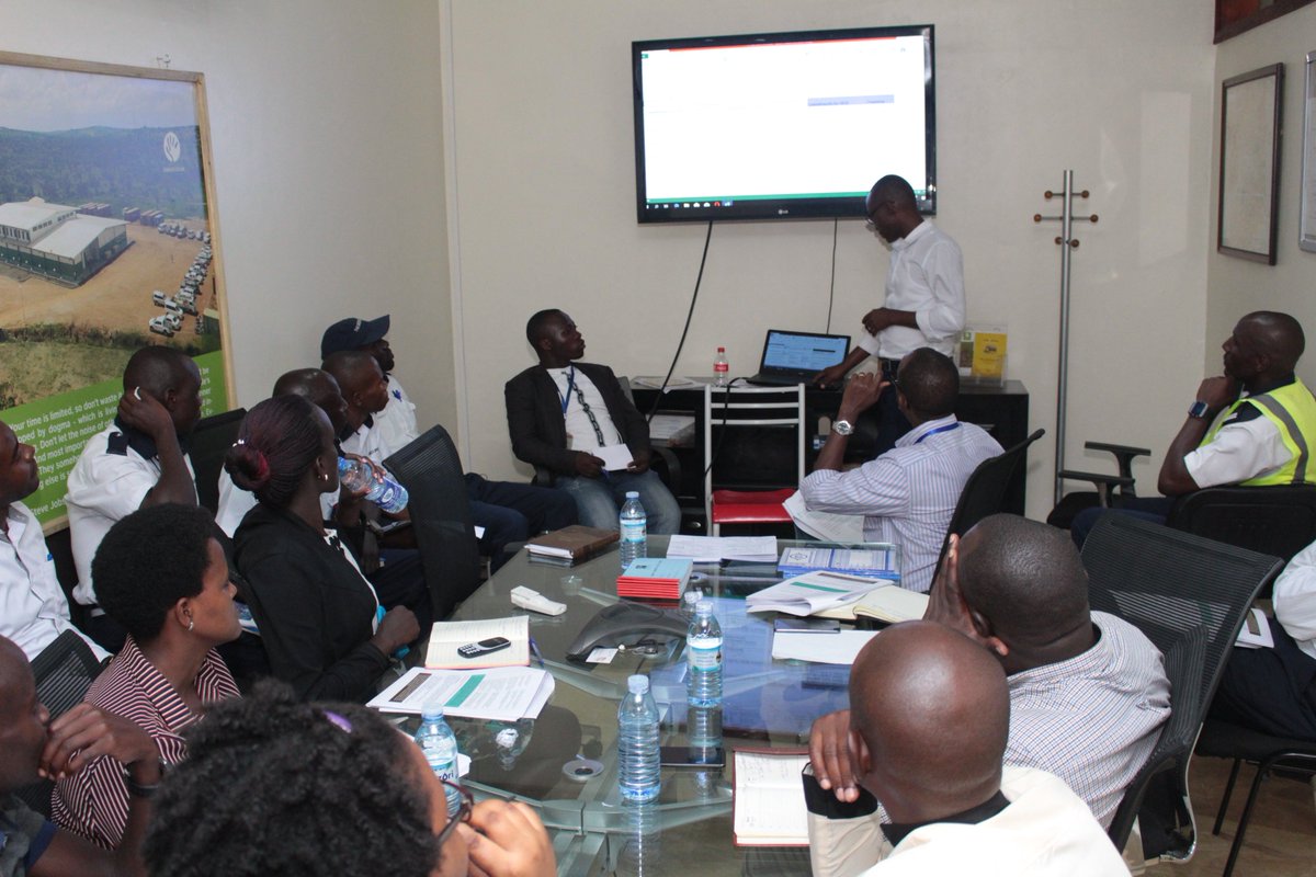 <a href="/tomosigroup/">Tomosi Group</a>'s Corporate Services Director, Mr. Michael Muyunga presents to the Group's Directors and staff the new commitments and goals of the Human Resources Department for the new year 2019. @Odrek_Rwabwogo #MadeInAfrica